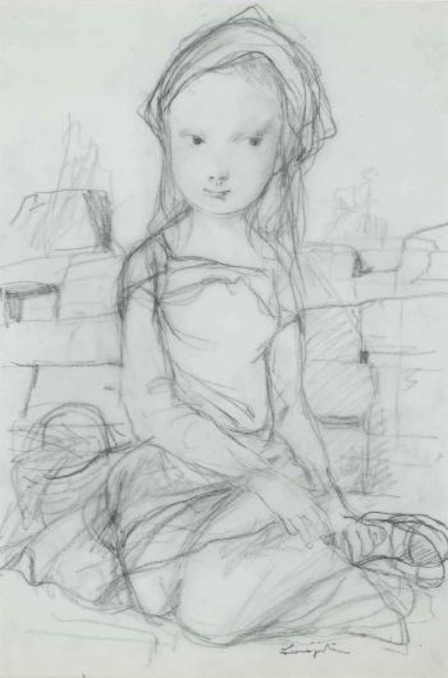 La pause by Leonard Tsuguharu Foujita