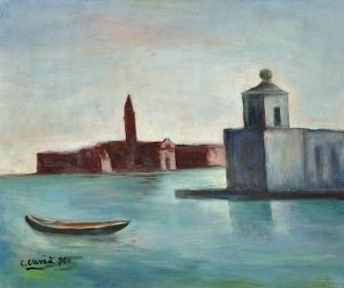 Veduta veneziana by Carlo Carra