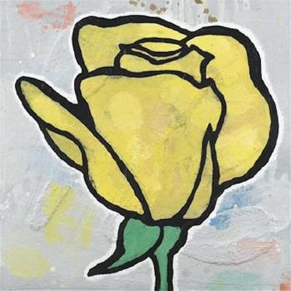 Yellow Rose by Donald Baechler