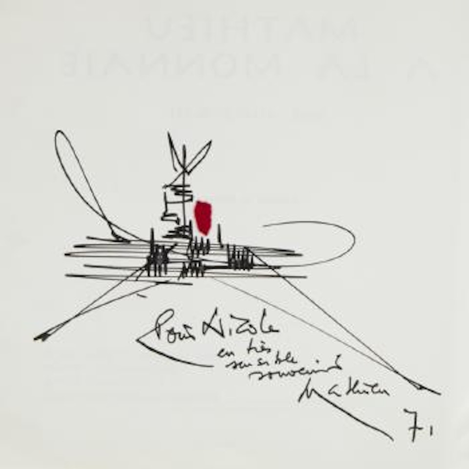 Composition by Georges Mathieu