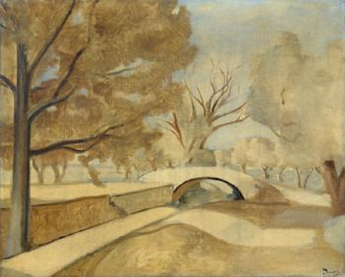 Pont dans un paysage de Provence by Andre Derain
