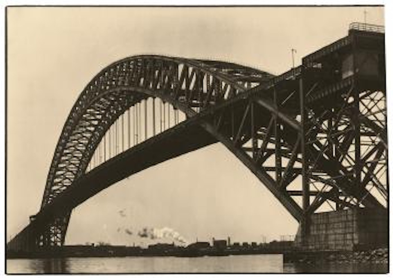Port Of N.Y. Authority (Bayonne Bridge) by Margaret Bourke-White