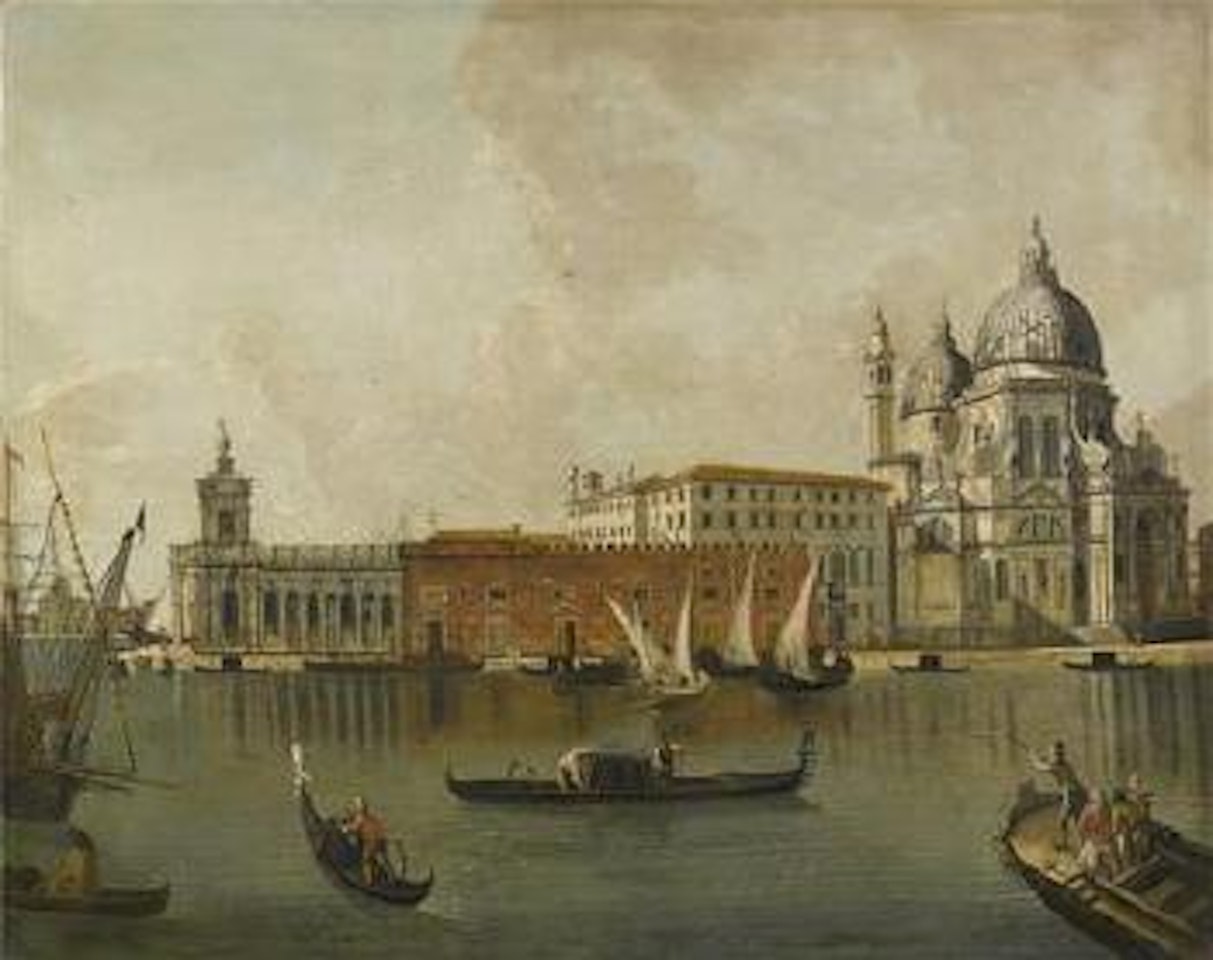 View of the Dogana and Santa Maria della Salute in Venice by Michele Marieschi