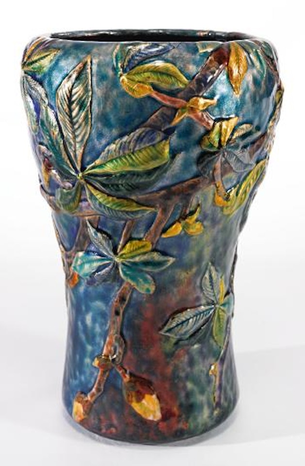 An Important And Rare "Horse Chestnut" Vase by Tiffany Studios