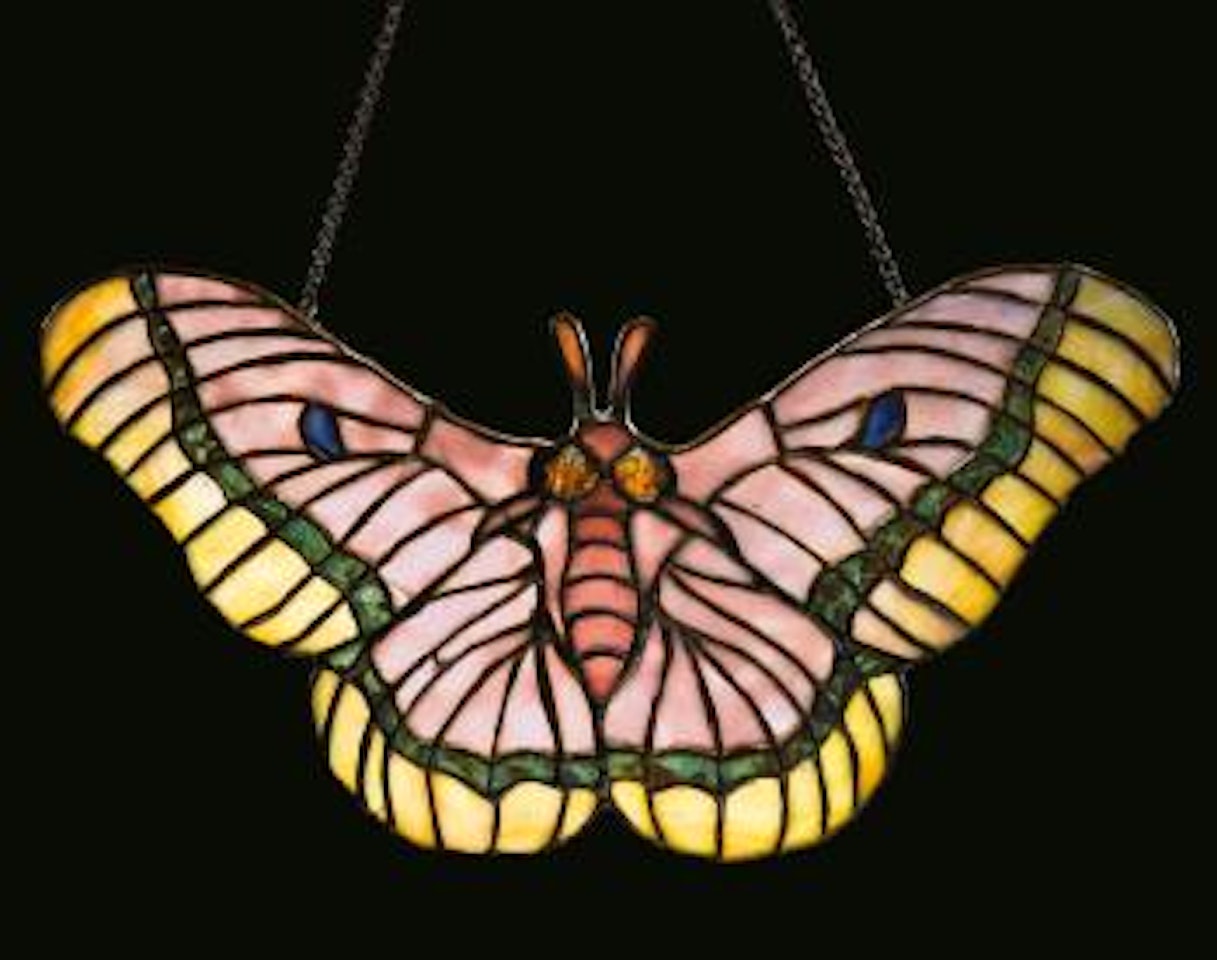 Moth Lamp Screen by Tiffany Studios