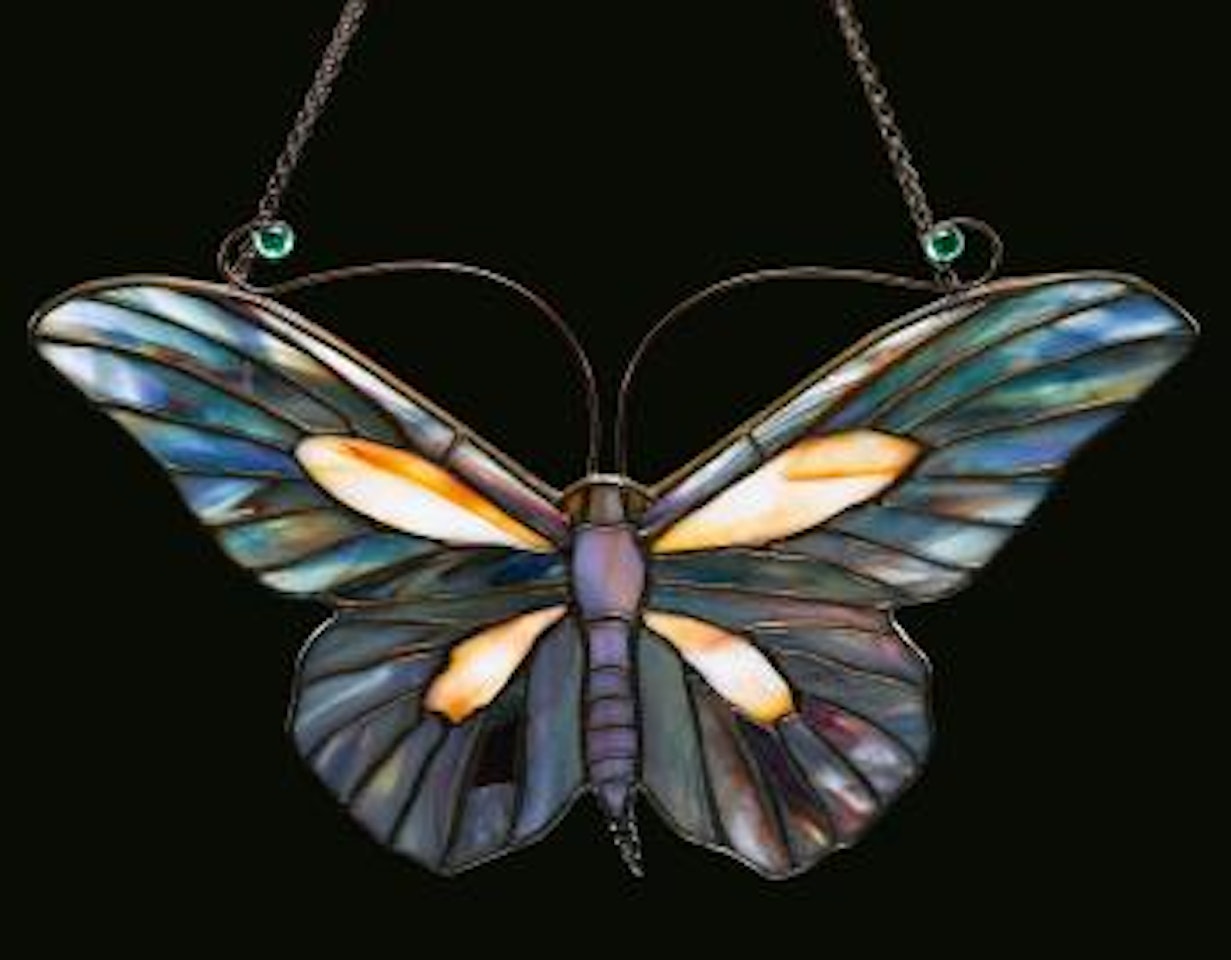 Butterfly Lamp Screen by Tiffany Studios