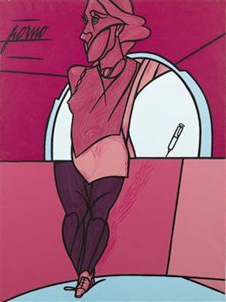 Lady Hamilton by Valerio Adami