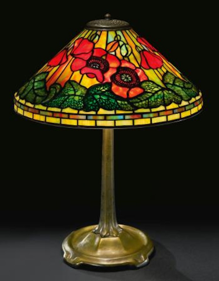 Poppy Table Lamp by Tiffany Studios