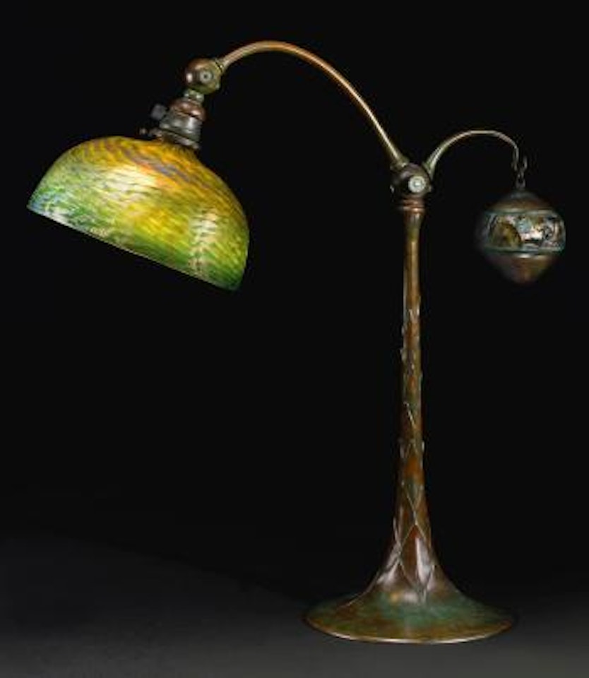 Counter-balance Table Lamp by Tiffany Studios
