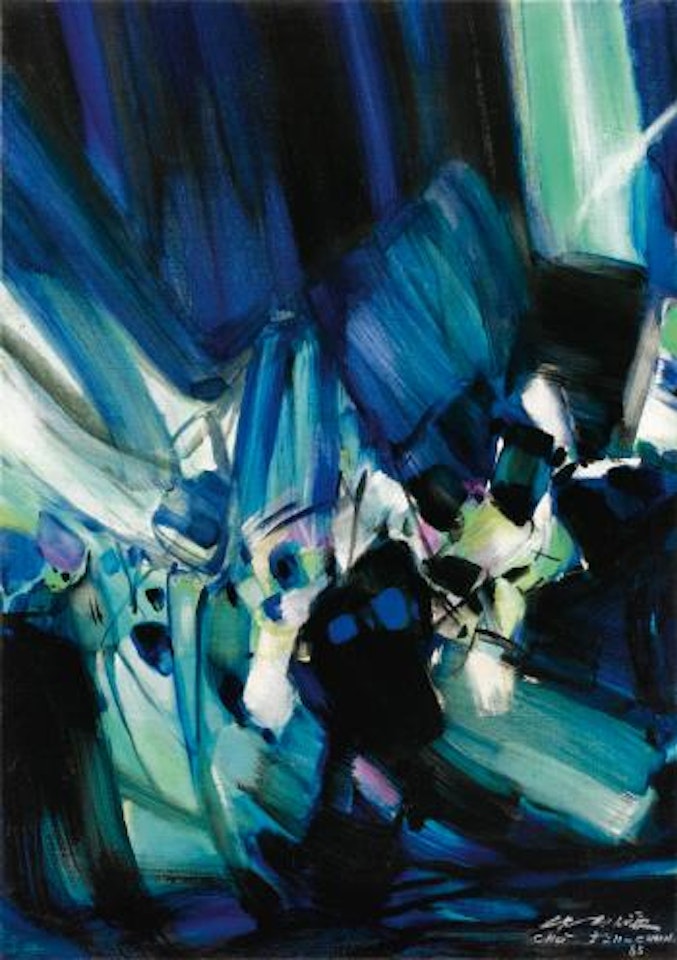 Composition Bleue by Chu Teh-Chun