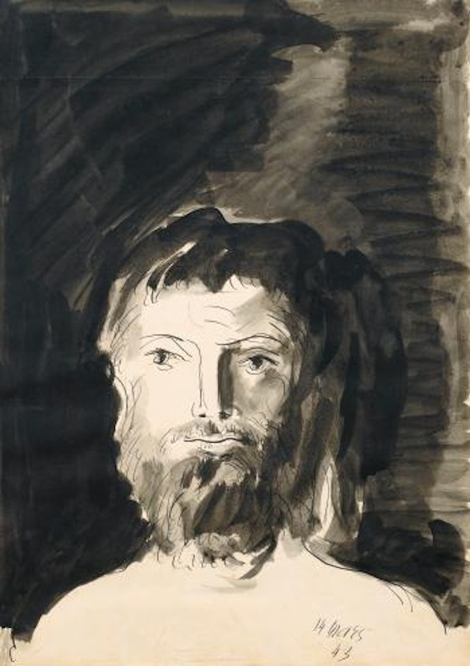 Étude Pour 'L'homme Au Mouton by Pablo Picasso