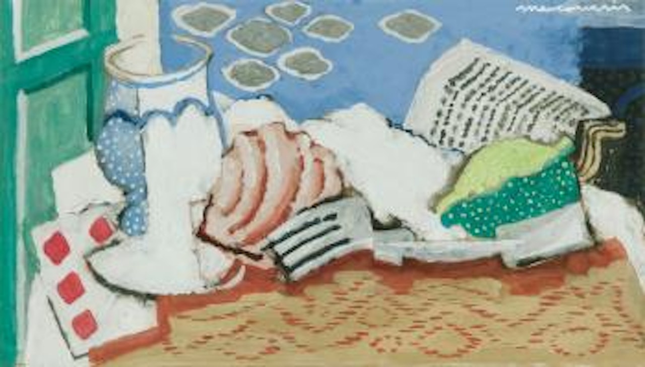 Nature Morte Au Journal by Louis Marcoussis
