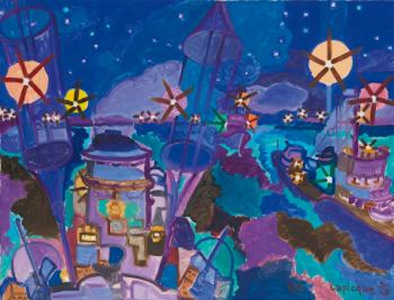 Manœuvres De Nuit by Charles Lapicque