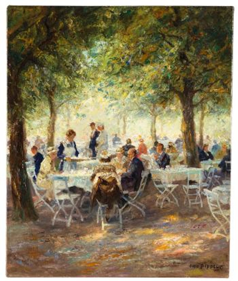 Münchner Kaffegarten by Otto Pippel