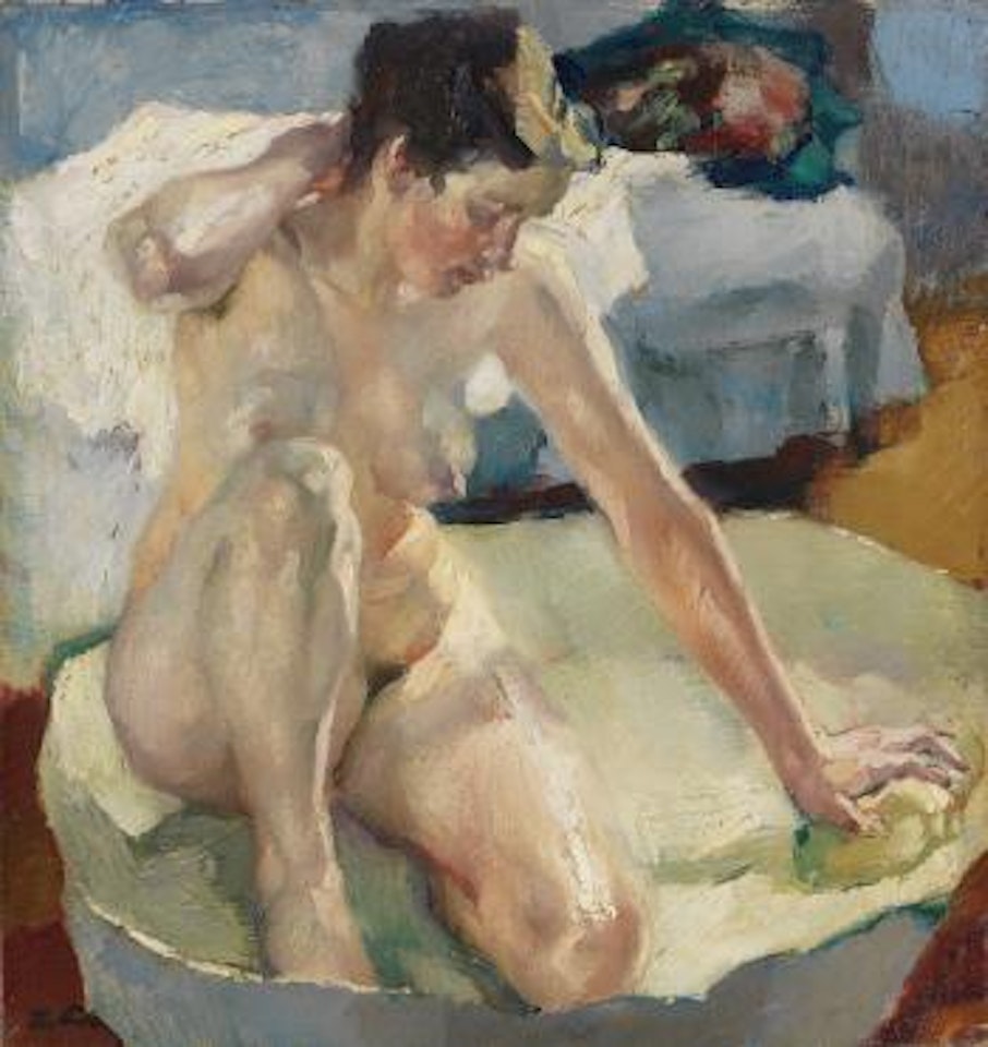 In der Badewanne II by Leo Putz