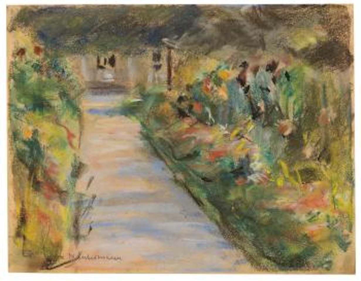 Der Nutzgarten in Wannsee nach Südosten by Max Liebermann
