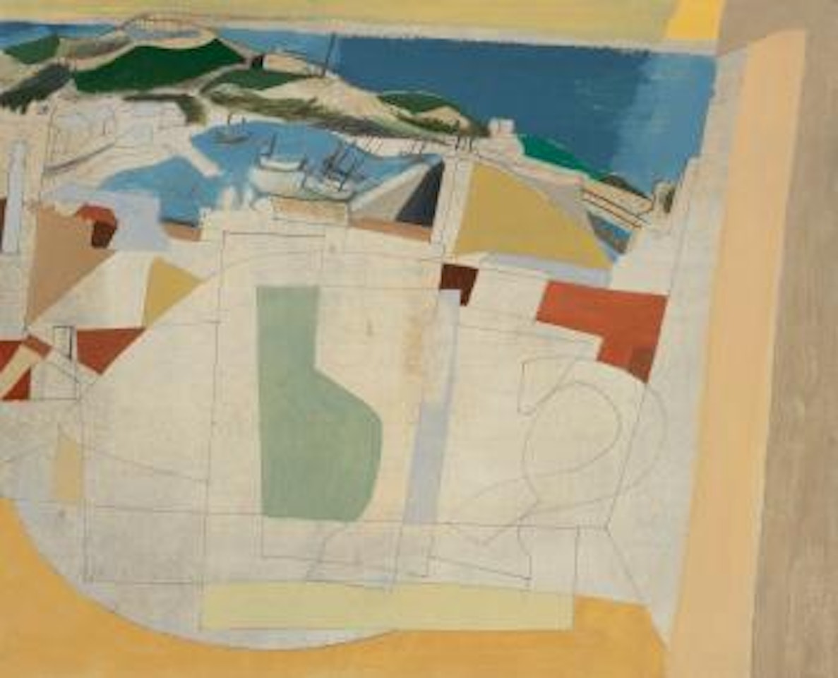31 August 1951 (St. Ives Harbour, Summer) by Ben Nicholson, O.M.
