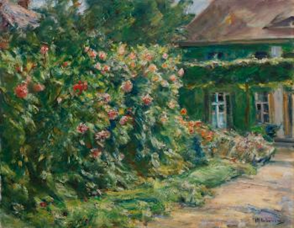 Mein Haus In Wannsee, Mit Garten (My House In Wannsee, With Garden) by Max Liebermann