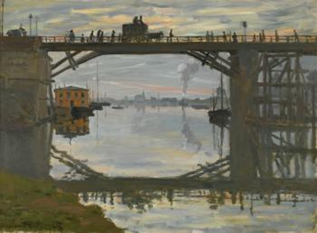 Le Pont De Bois by Claude Monet