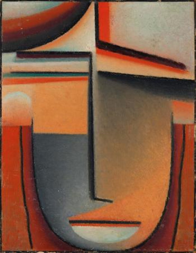 Abstrakter Kopf: Tragik (Abstract Head: Tragic) by Alexej von Jawlensky