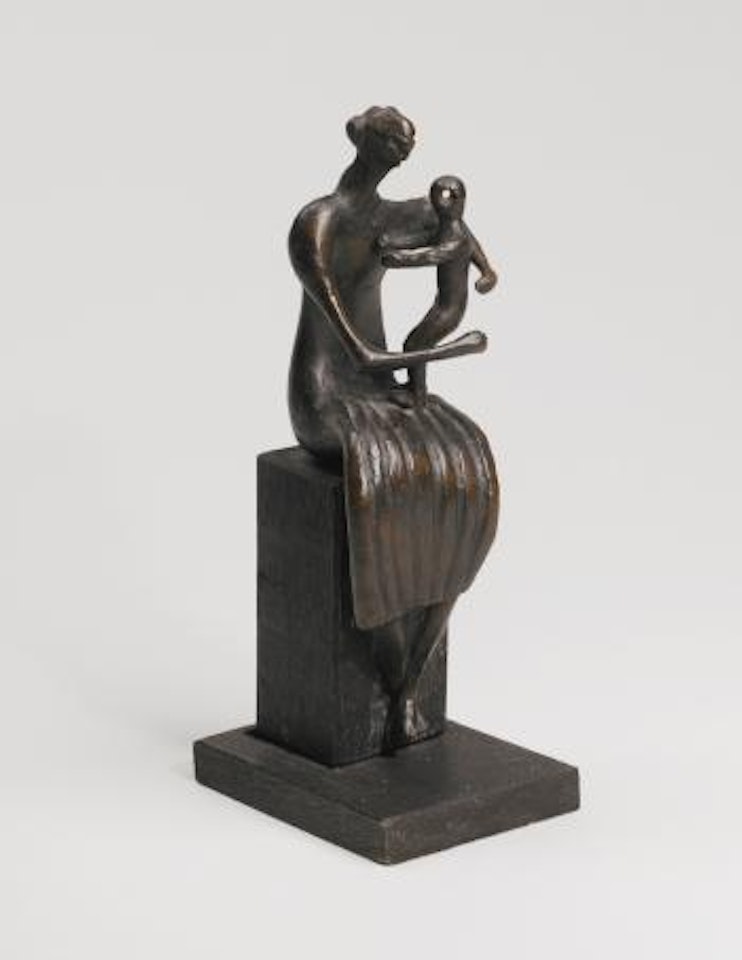 Mother And Child: Crossed Feet by Henry Moore