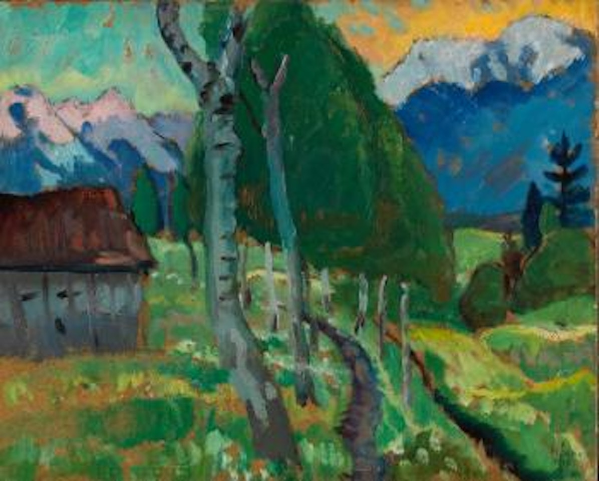 Birkenallee by Gabriele Münter