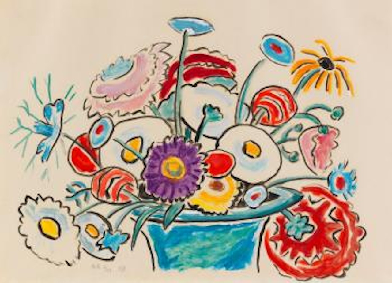 Bunter Blumenstrauß by Gabriele Münter