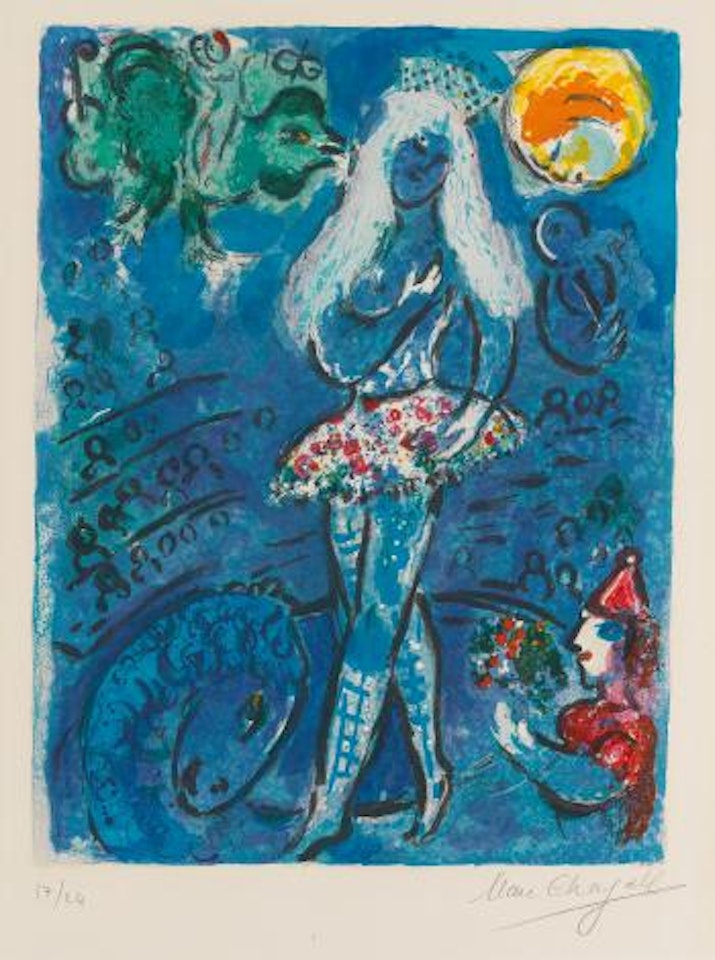 Die Tänzerin by Marc Chagall