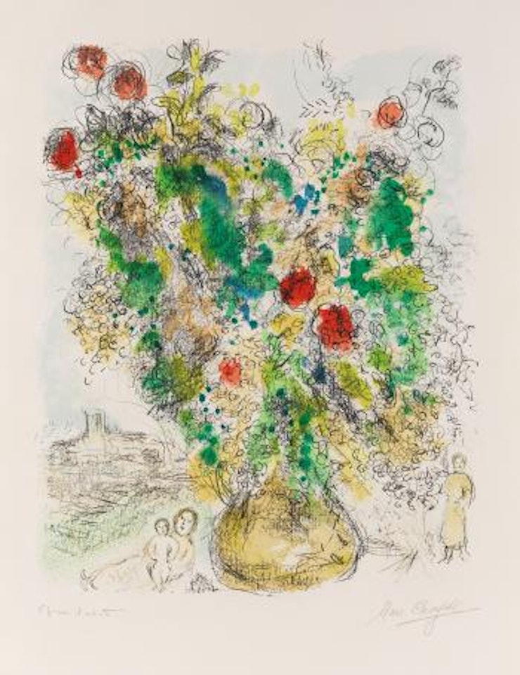 Rosen und Mimosen by Marc Chagall