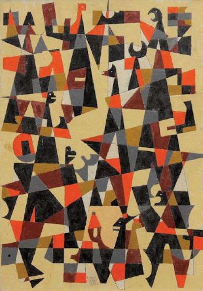 La Composición by Carlos Mérida