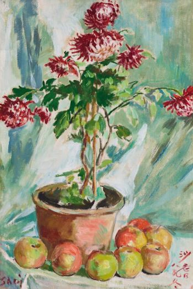 Apples And Flowers by Sha Qi