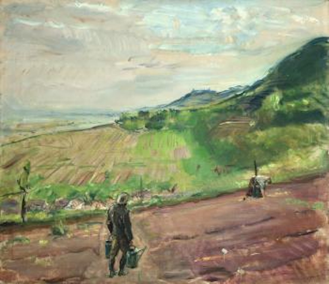 Pfälzer Landschaft Bei Neukastel by Max Slevogt