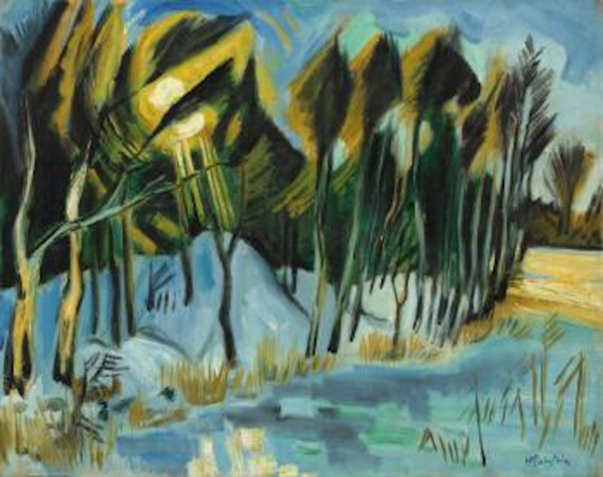 Durchbrechende Wintersonne by Max Pechstein