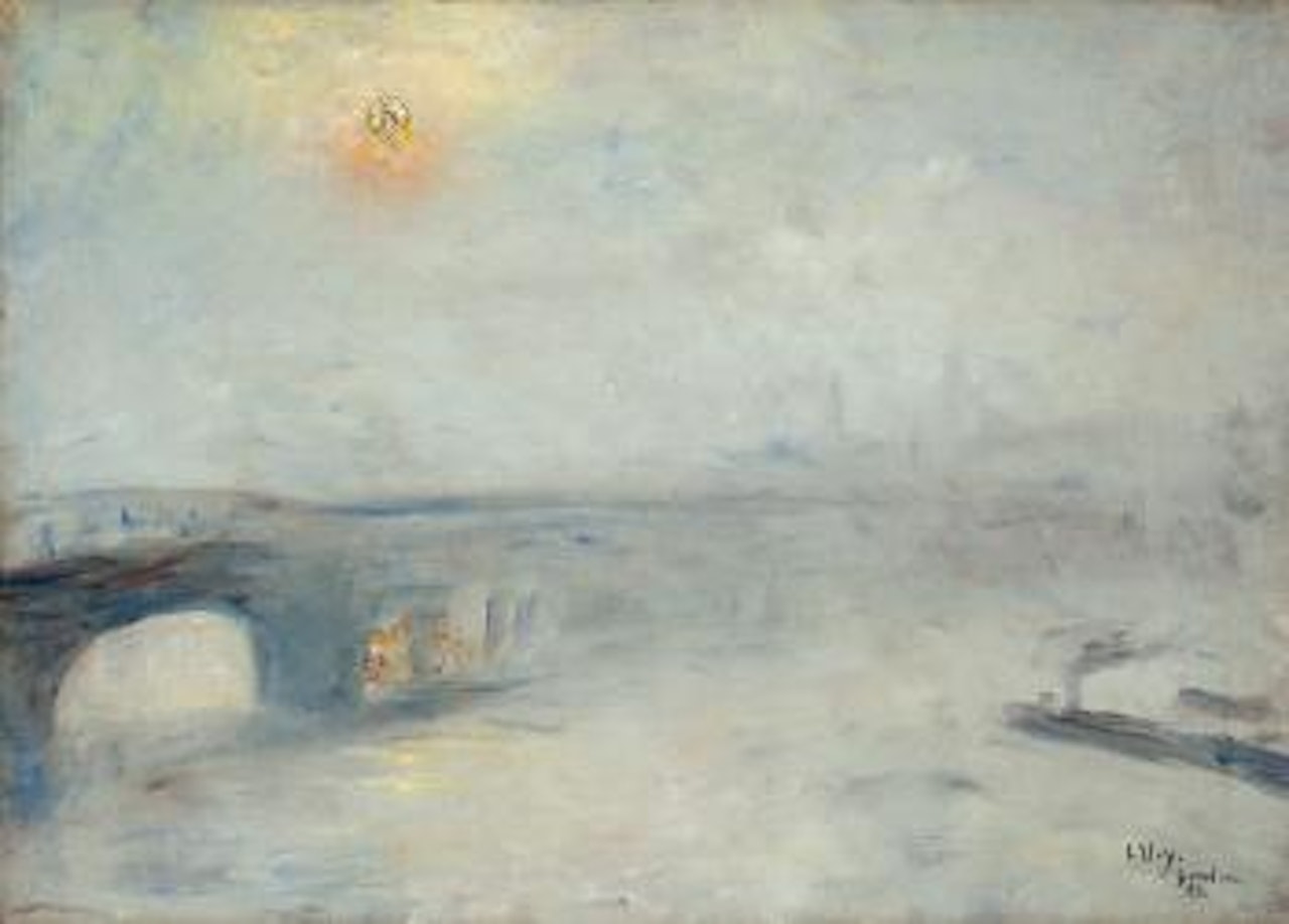 Waterloo-brücke Bei Nebel (London) by Lesser Ury