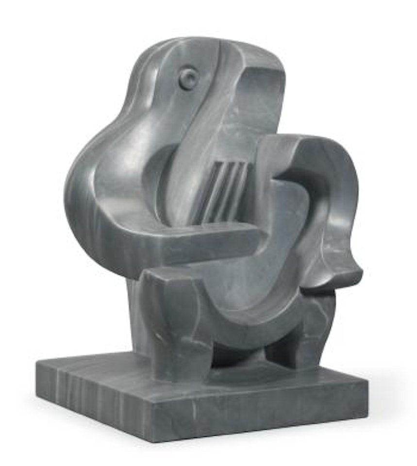 Joueur De Guitare Assis by Jacques Lipchitz