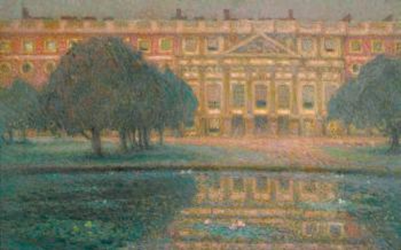 Le Palais, Matin D'été (Hampton Court) by Henri Le Sidaner