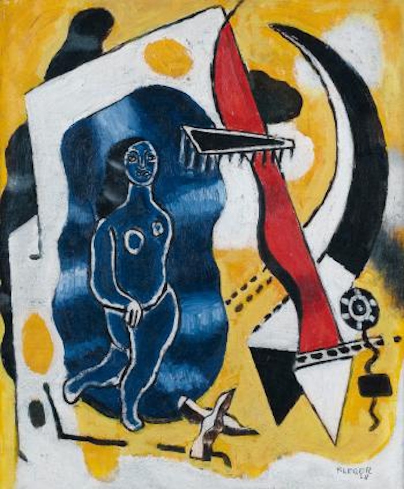 La Danseuse Bleue 1er État by Fernand Leger