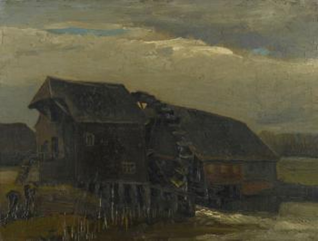 Water Mill At Opwetten by Vincent van Gogh