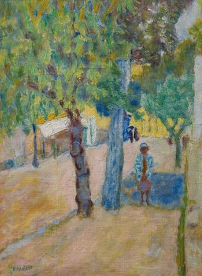 Personnage Sous Un Arbre by Pierre Bonnard
