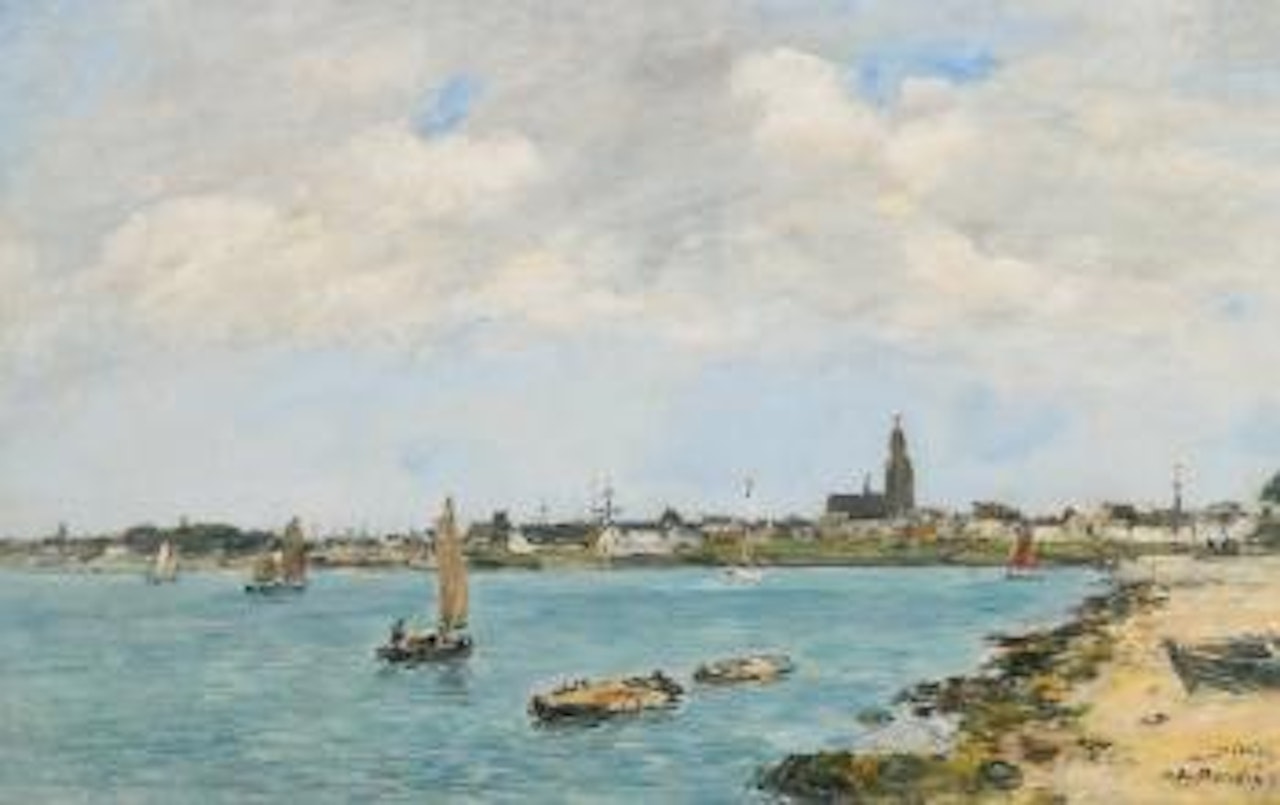 Le Croisic. Vue Generale Prise De Pempron by Eugène Boudin