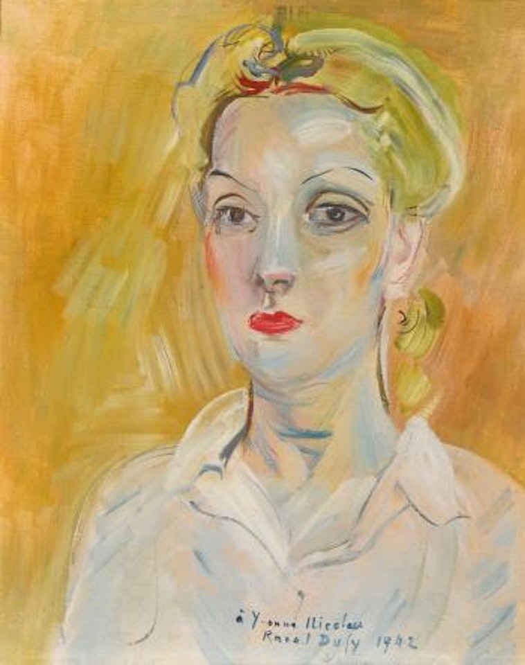 Portrait De Femme by Raoul Dufy