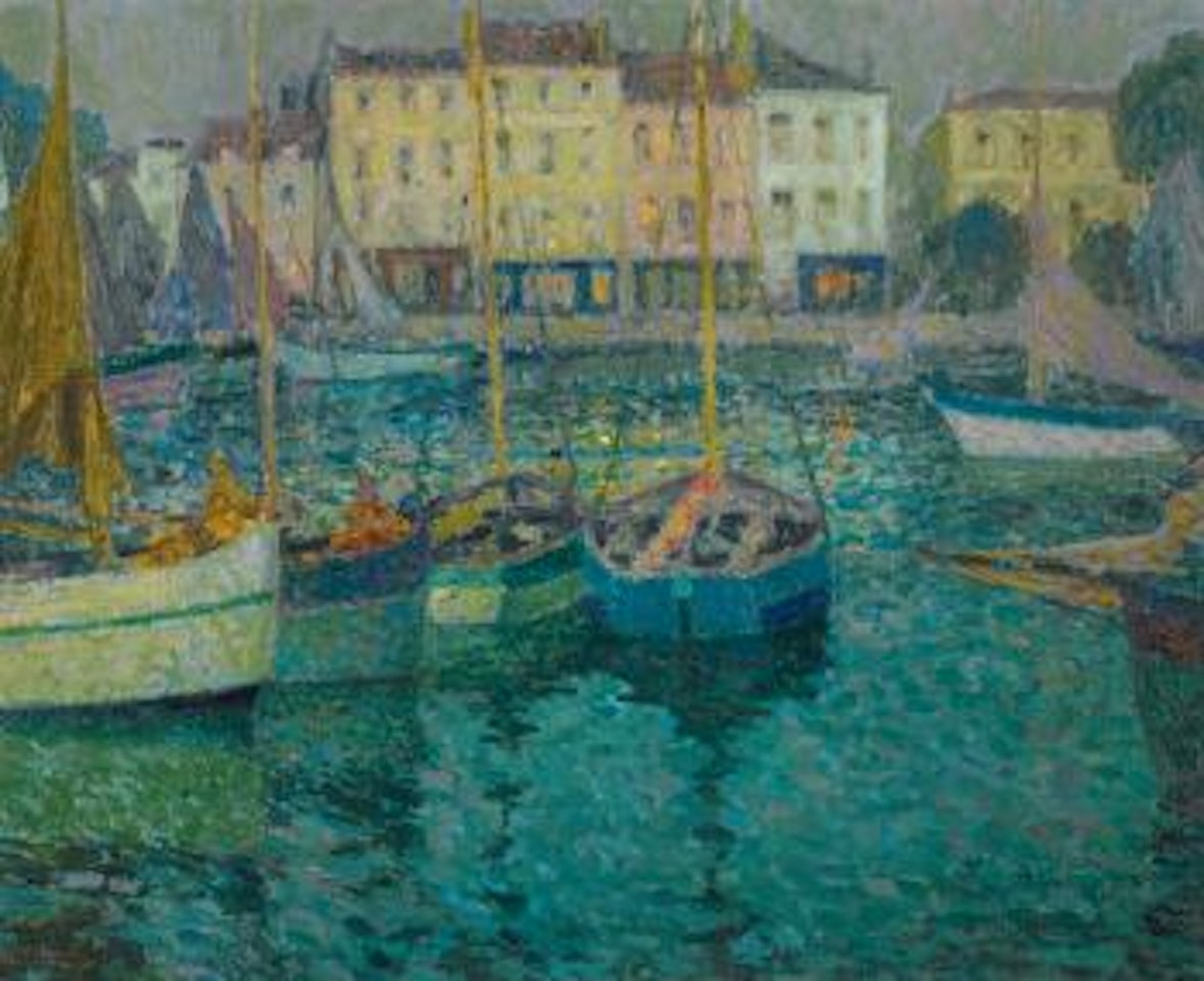 Les Barques À La Rochelle by Henri Le Sidaner