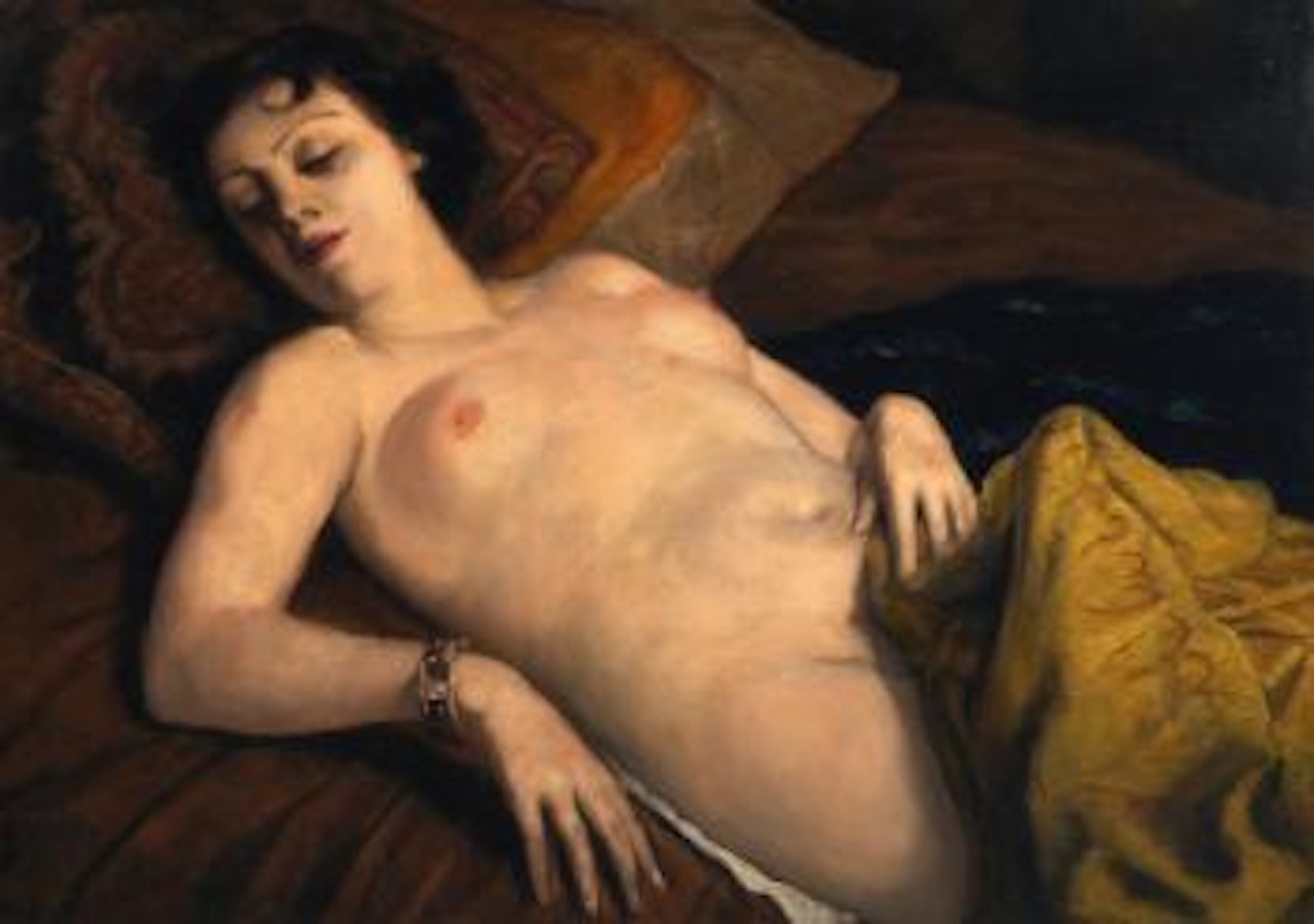Nu Couché Au Bracelet by Emile Bernard