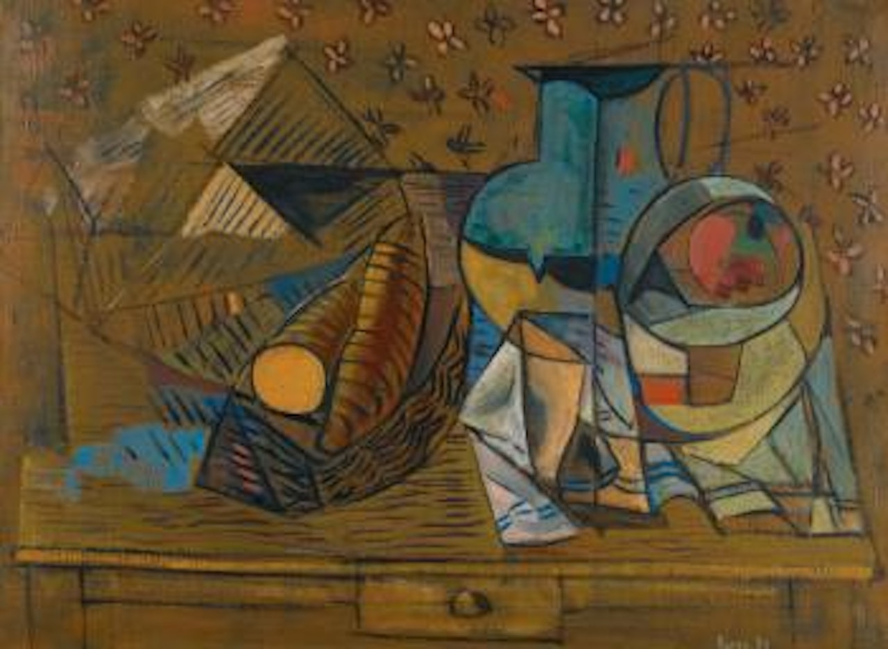 Nature Morte Au Papier Étoile by Francisco Bores