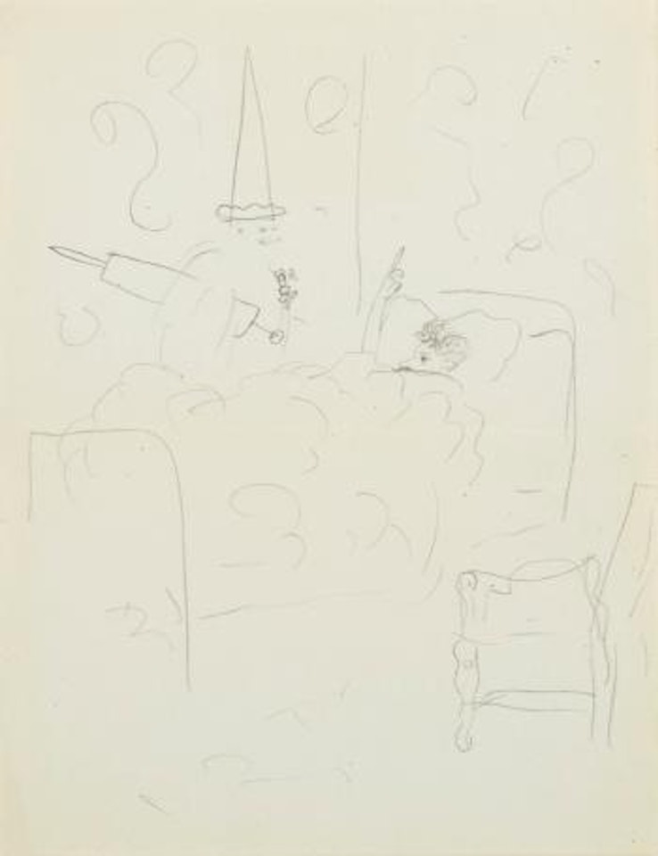 Le Médecin Auprès De Jean Cocteau Malade by Pablo Picasso