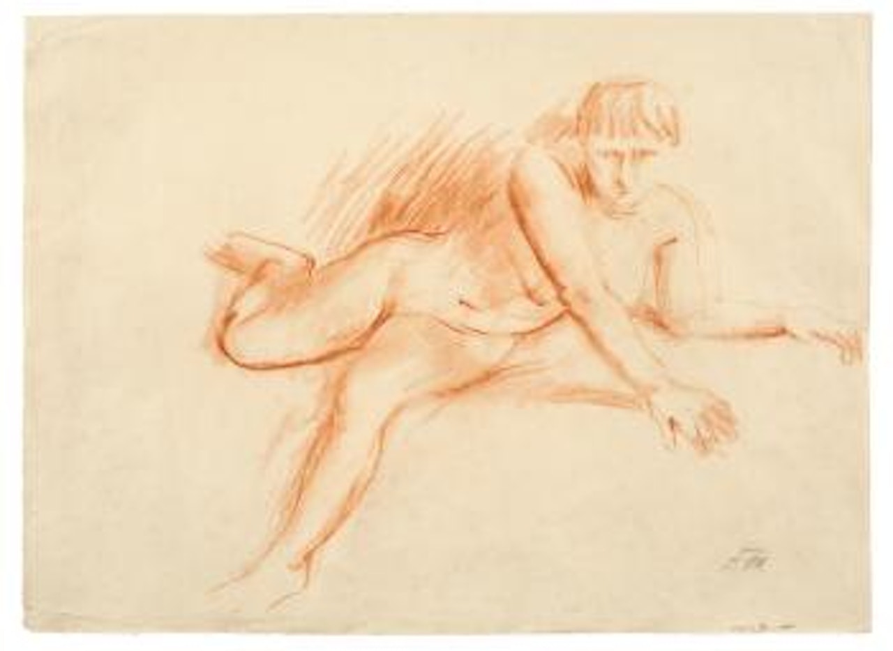 Liegender Akt by Otto Dix