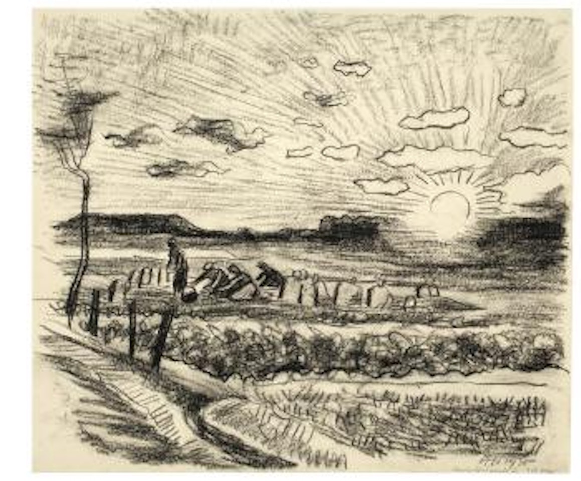Kartoffelernte I by Max Pechstein
