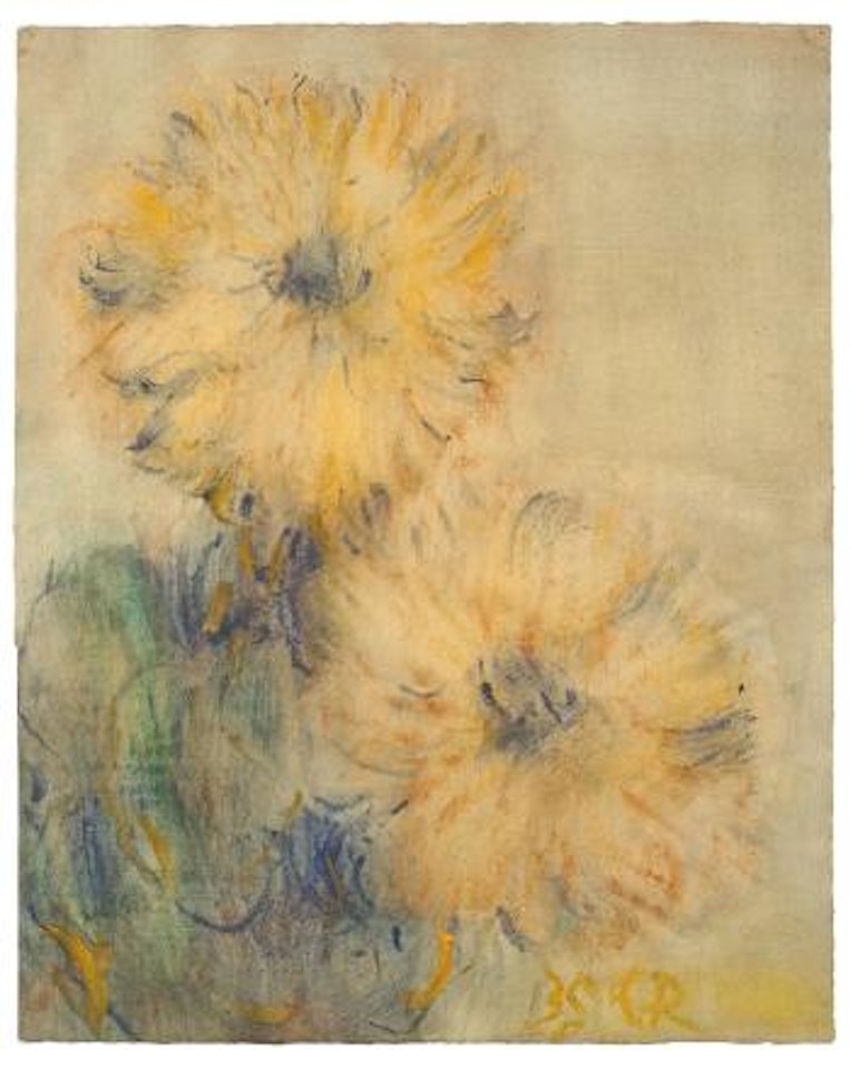 2 Chrysanthemen by Christian Rohlfs