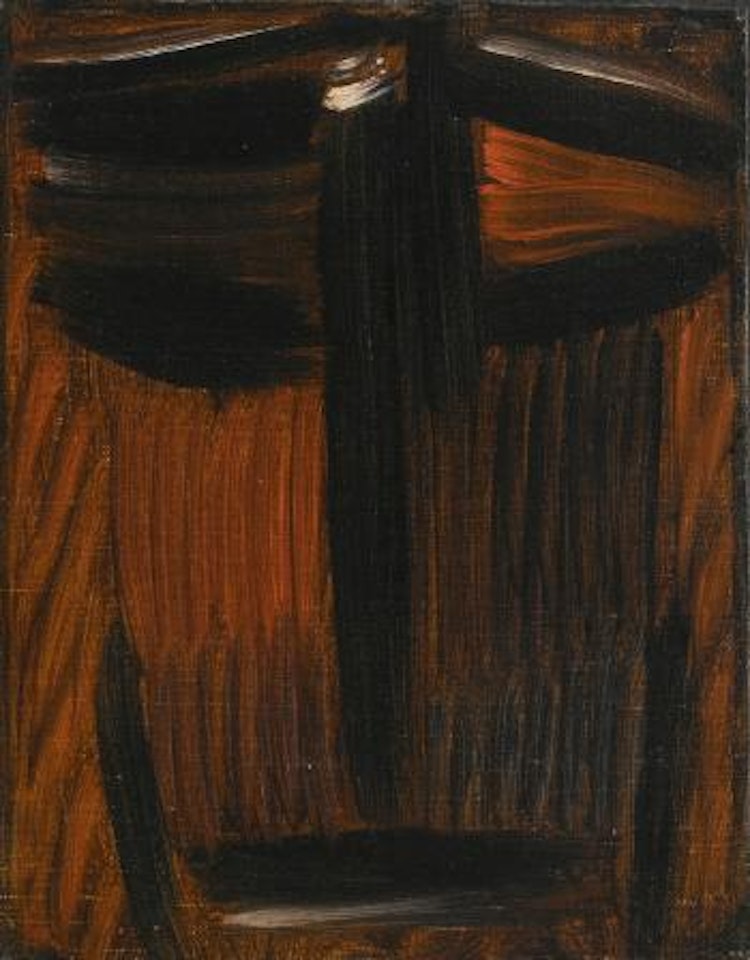 Meditation: Schwarz - Oranges Leuchten (Meditation: Black- Orange Glowing) by Alexej von Jawlensky