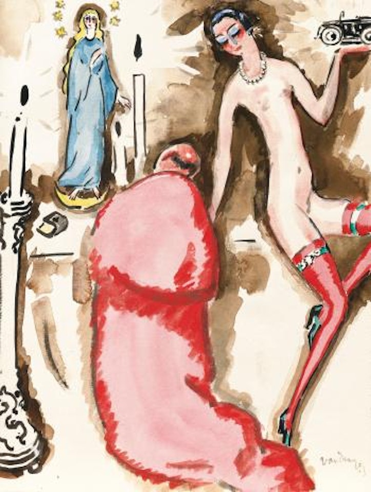 Le Cardinal Venise, Seuil Des Eaux (Paul Leclere), Illustration by Kees van Dongen